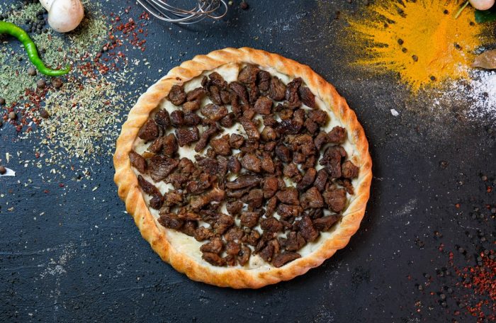 Kavurmalı  Pide
